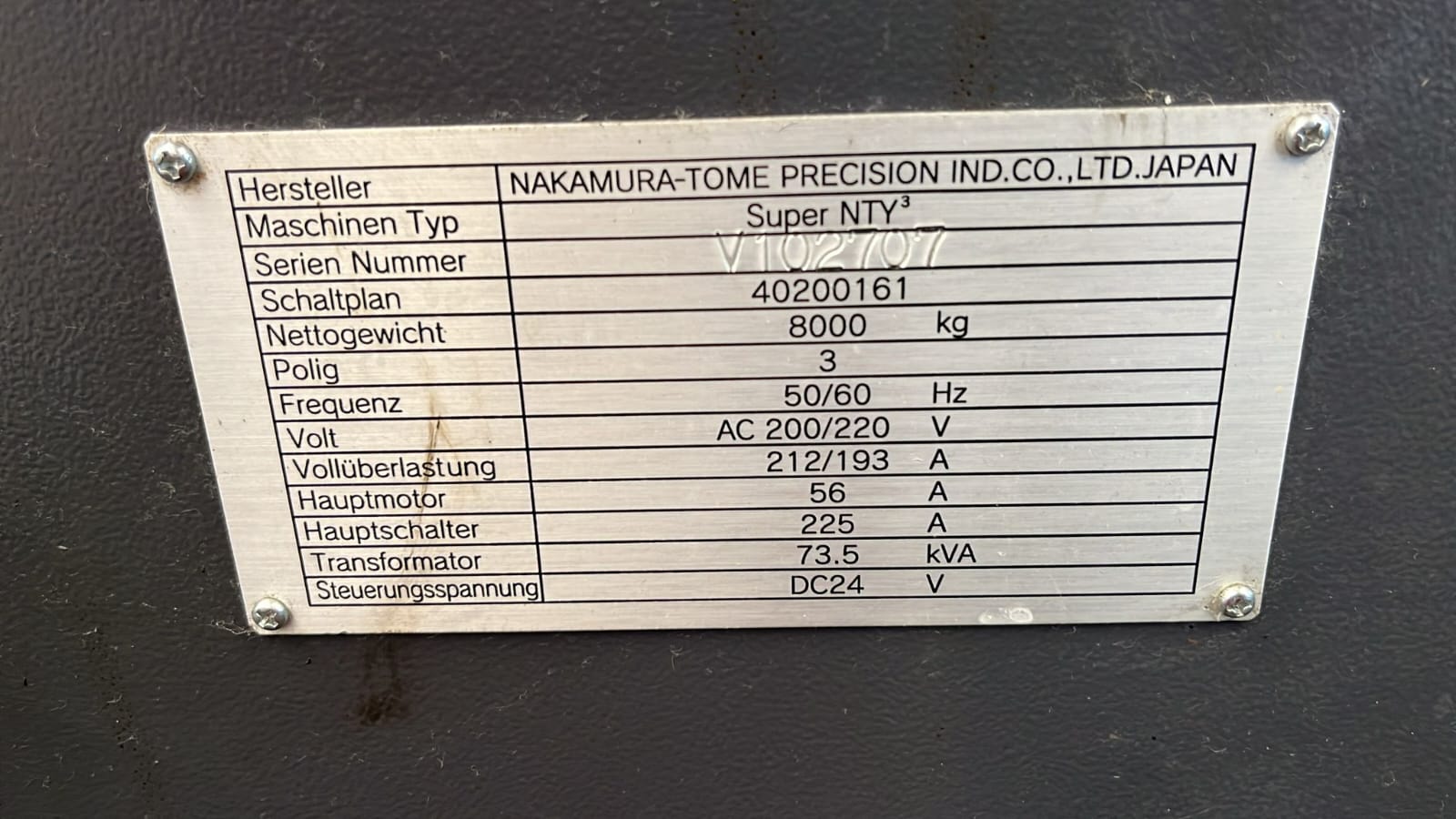 Nakamura NTY3 mit Gegenspindel - Bild 8