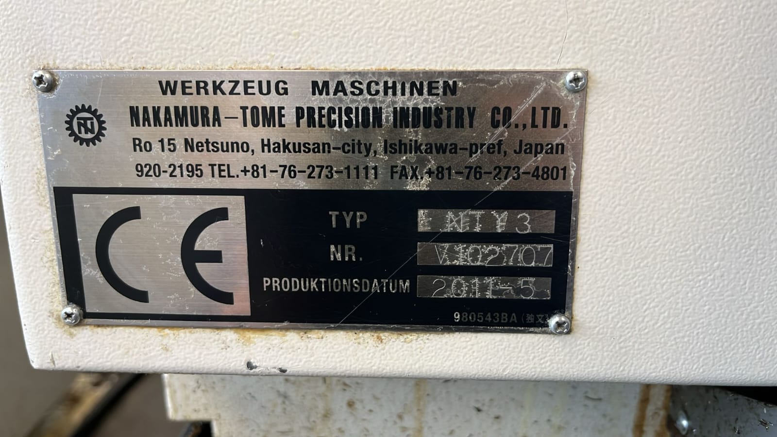 Nakamura NTY3 mit Gegenspindel - Bild 12